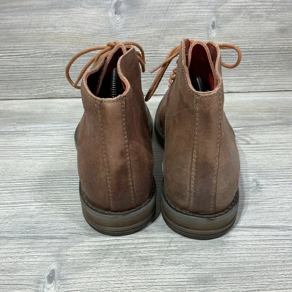 Bed Stu Roan Proff Mens Brown Leather Lace Up Casual Dress Chukka Boots Size 9